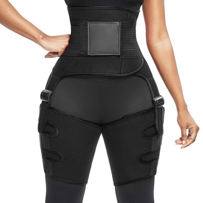 Adjustable Sports Waist Belt with Leg Straps – Support & Compression for Training