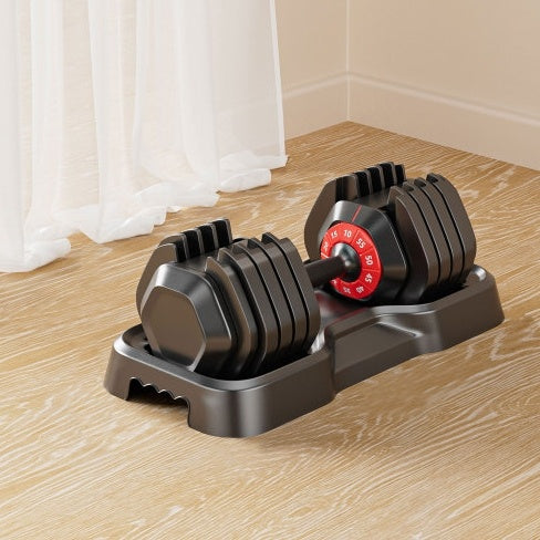 10-in-1 Adjustable Dumbbell Set – Fast & Versatile Home Gym Solution!