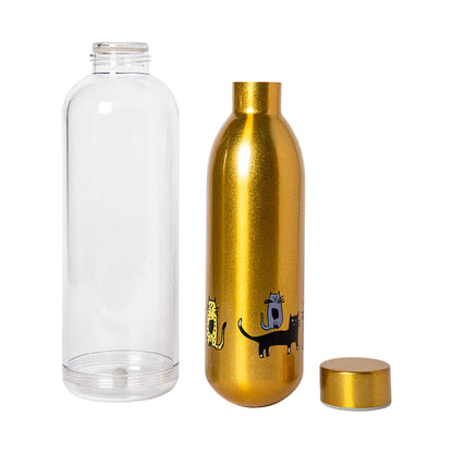 Biggdesign Cats Water Bottle – BPA-Free, Leak-Proof & Stylish Hydration